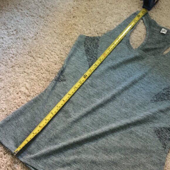 Adidas Grey Racerback Mesh Tank Top - Picture 8 of 15